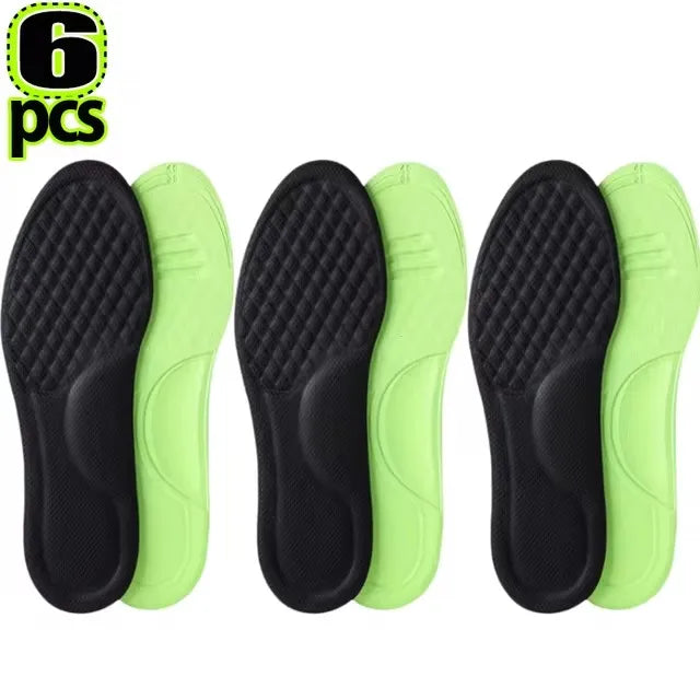 Semelles orthopédiques en mousse à mémoire de forme, lot de 12, semelle plantaire antibactérienne