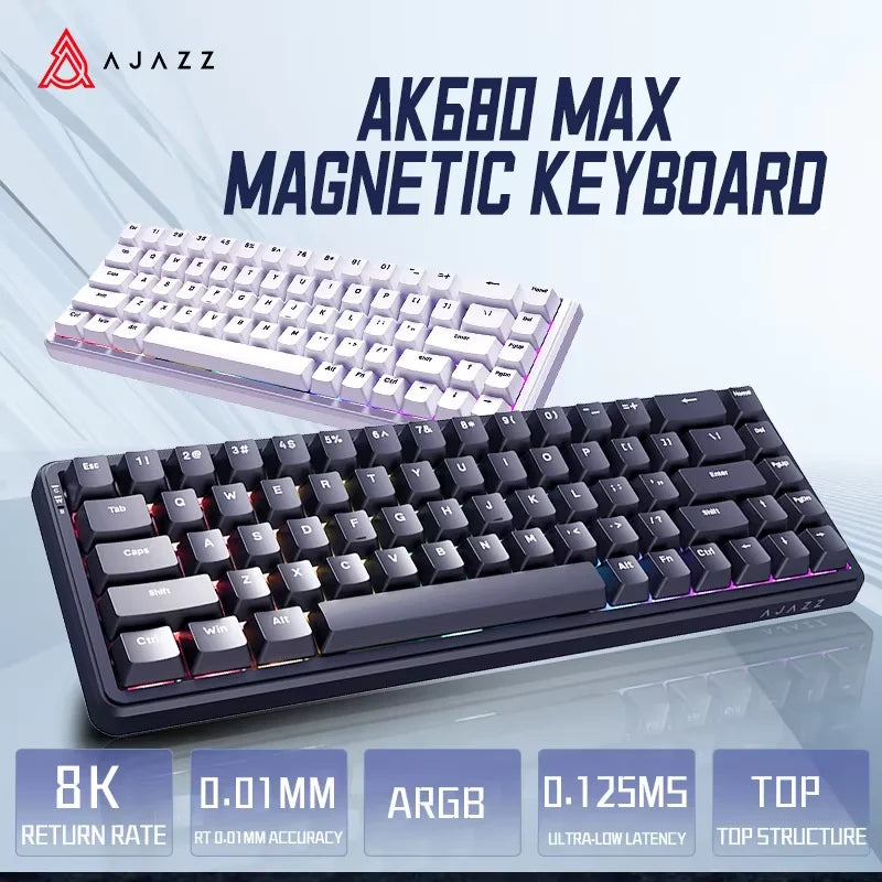 Teclado Mecánico Sixty Mini Inalámbrico ARGB Magnético Hall