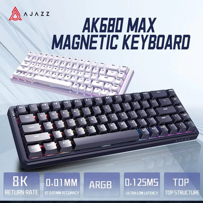 Teclado Mecánico Sixty Mini Inalámbrico ARGB Magnético Hall