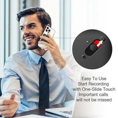 Mini röstinspelare klämma på magnetisk telefon diktafon