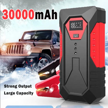 Démarreur de voiture Power Bank 18000mAh 1200A Peak Booster d'urgence pour véhicules 12V Sécurité voyage sur route Automne 2025