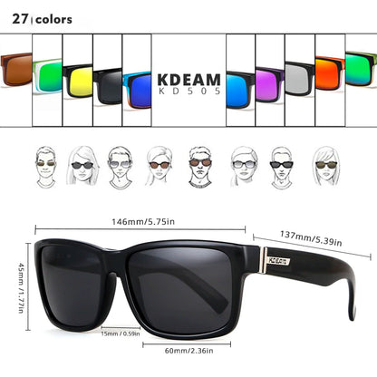 Gafas de sol polarizadas deportivas envolventes con lentes fotocromáticas para conducir al aire libre verano 2026 caja incluida