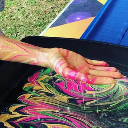 Creatieve marmerverfset voor kinderen - Leuke doe-het-zelf-kunstset voor jongens en meisjes van 6-10 jaar, uniek vakantiecadeau voor ambitieuze jonge kunstenaars