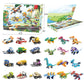 Dinosaur Building Blocks Advent Calendar - 24-Day Countdown to Christmas Fun for Kids