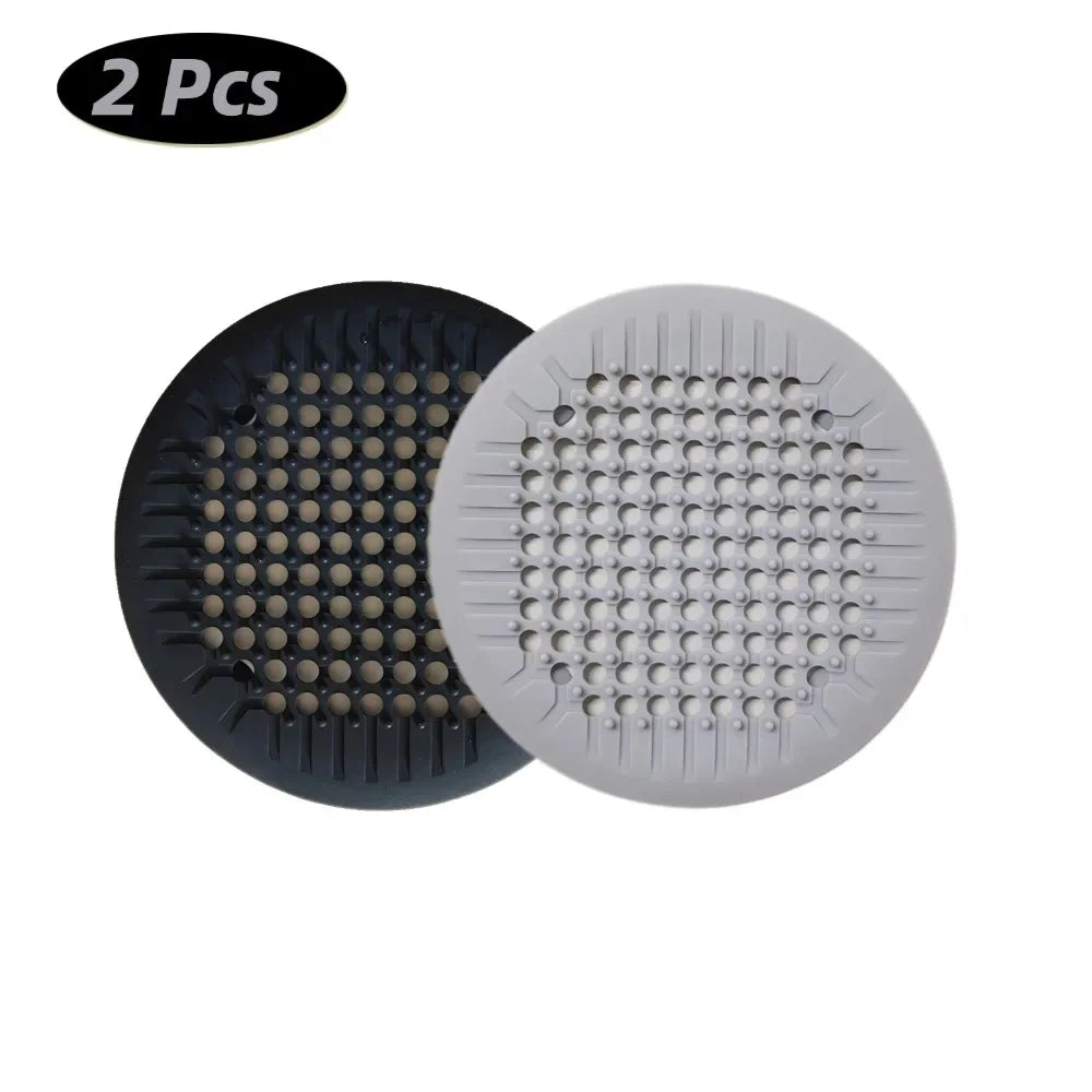 Shower Drain Hair Catcher Silicone Drain Cover - Suction Cup Bath Tub Strainer, Fall 2026 Home Refresh Gift Idea