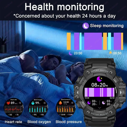 Smart Watch Rugged Outdoor Edition Fall 2025 Bluetooth Calls Waterproof IP68 Compass Flashlight SOS 1.39 Inch Display
