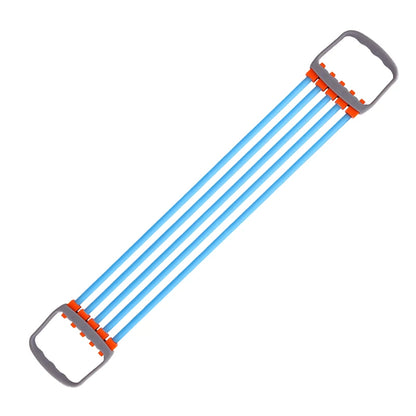 Rubber Tube Chest Expander Fitness Equipment - Adjustable Resistance for Arm & Pectoral Training