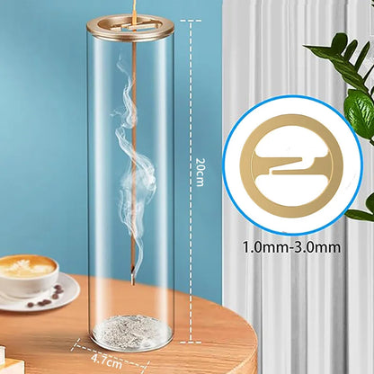 Glas-Räuchergefäß mit abnehmbarem Aschefänger Wohnkultur