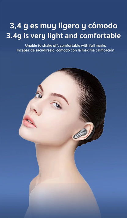 Écouteurs Bluetooth Traducteur IA Vrai Sans Fil Avec Microphone