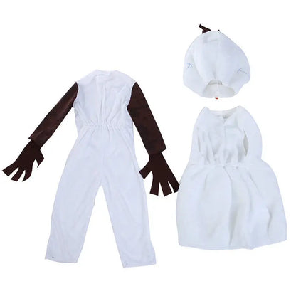 Olaf Frozen-sneeuwman-cosplaykostuum voor kinderen en peuters, cartoonverkleedkleding voor Halloween, kerst- en verjaardagsfeestjes 2026
