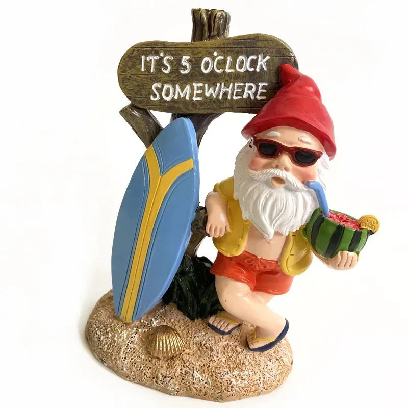 Ornamenti Natalizi Statue Nani da Giardino Gnomi Cartone Animato Set da 1 a 2 Pezzi Idea Regalo Decorazione Festiva 2026
