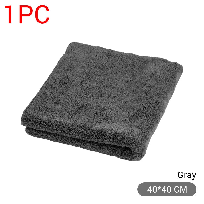 Microfiber Towels For Car Detailing, Thick 600GSM Drying Cloths, Ultra Absorbent Auto Care Essential, Fall 2025 Trend