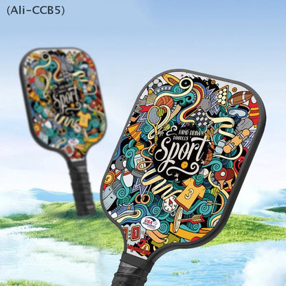 Lightweight Fiberglass Pickleball Paddle Set with Carry Bag and Accessories for All Skill Levels