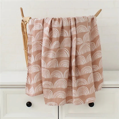 Bambus Musselin Pucktuch 120x120 Cm Blumen Neugeborenen Bettwäsche Herbst 2025 Atmungsaktiv Umweltfreundlich Baby Geschenk