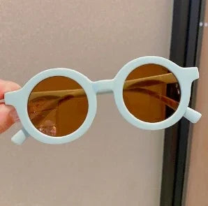 Kids Sunglasses Round Frame Anti-UV400 for 1-7 Year Olds, Children's Sun Protection, Stylish Design