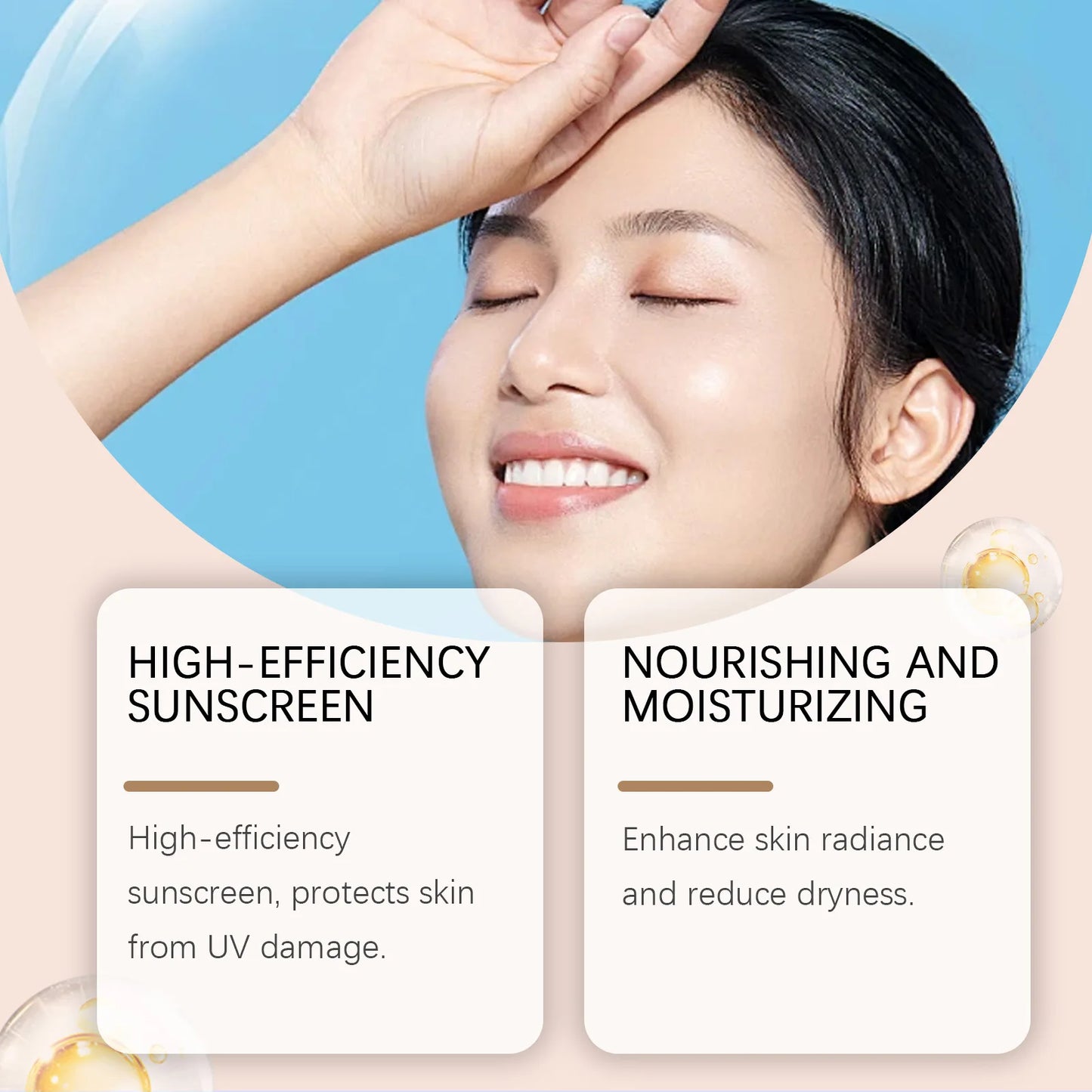 BB Cream Fondotinta Primer Waterproof SPF 30 Protezione Solare Coprenza Totale Correttore Illuminante Effetto Glow Virale su TikTok