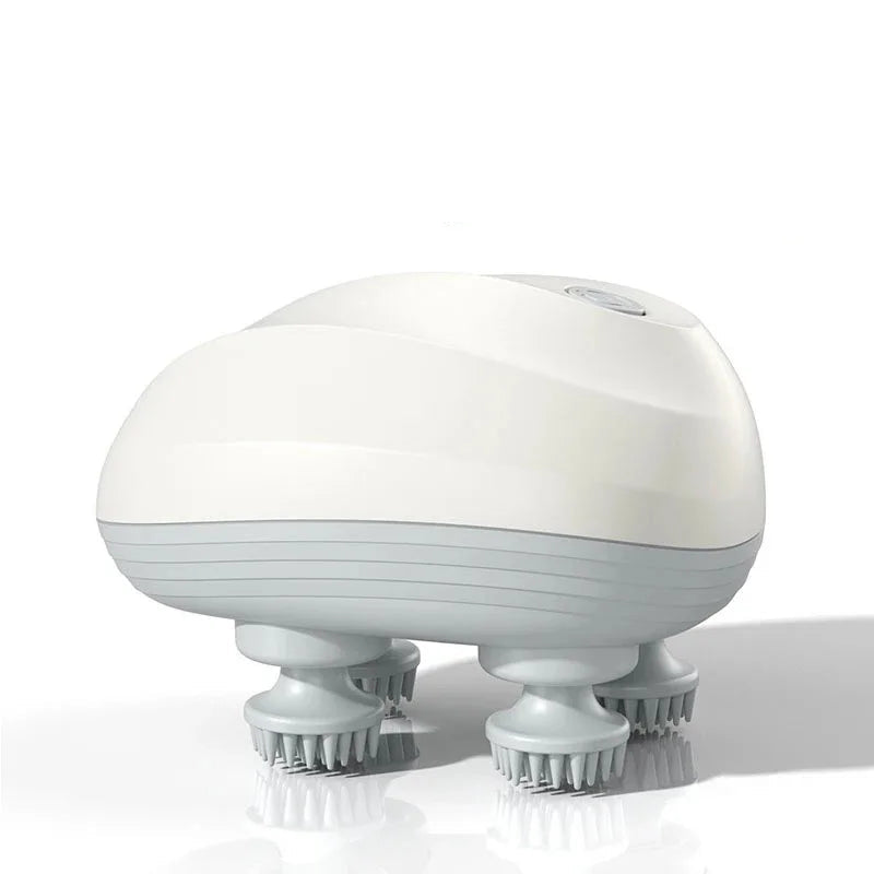 Elektrische Hoofdmassageapparaat USB Oplaadbare Hoofdhuidmassageapparaat Vakantiegeschenk 2026 Diepe Weefselkneden voor Nek Rug Schouders