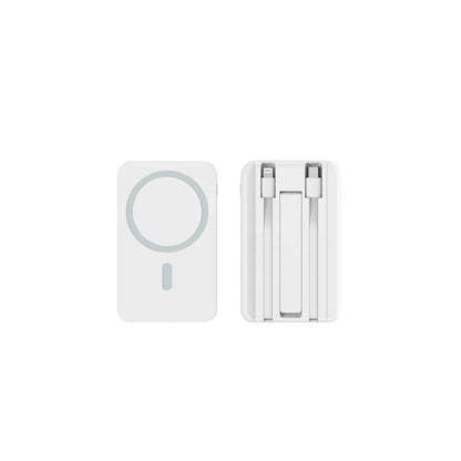 Power Bank Caricatore Wireless Magnetico - Batteria Portatile Sottile, 2 Cavi, Ricarica Veloce Ritorno a Scuola 2026