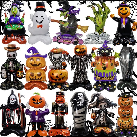 Halloween Balloons Giant Foil Standee Party Decor 2025