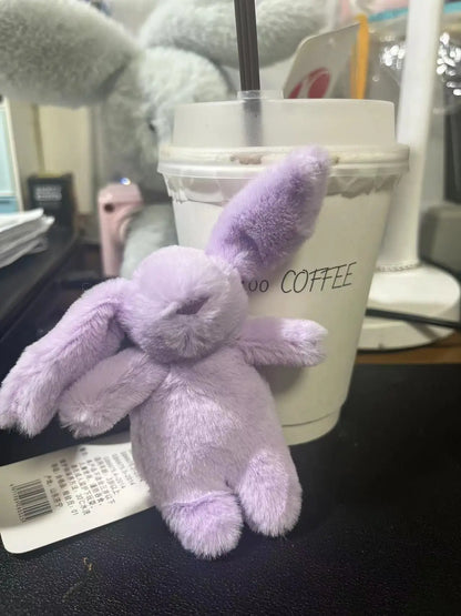 Rabbit Plush Keychain Cute Bunny Bag Charm Soft Gift
