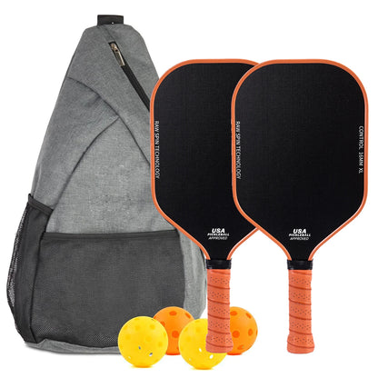 Variant image for Professional Carbon Fiber Pickleball Paddles Set of 2 with Honeycomb Core, USAPA Approved Pickleball Equipment for Outdoor Play-7
