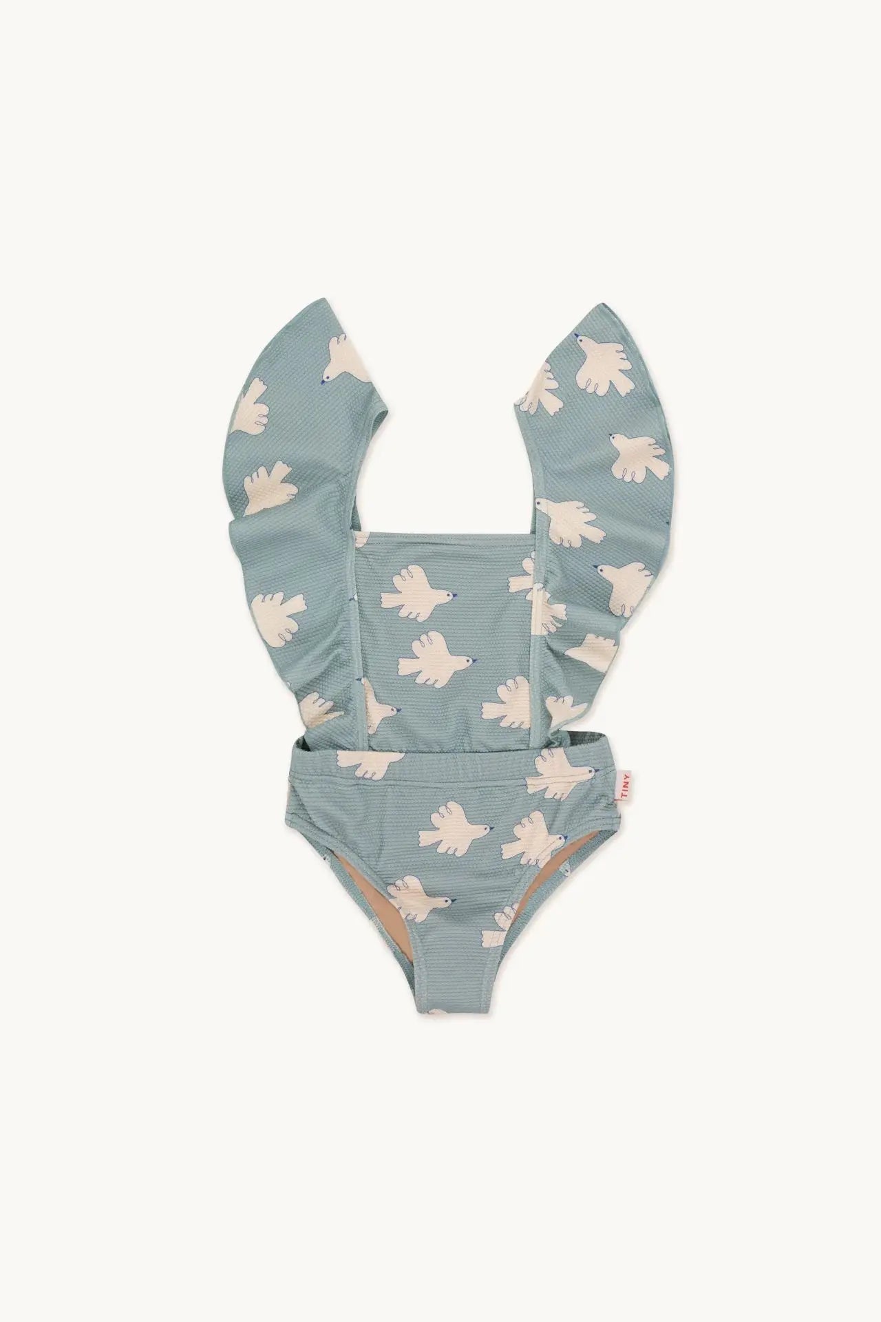 Lightweight unisex one-piece swimsuit - casual cut, nylon, beach & pool wear for kids