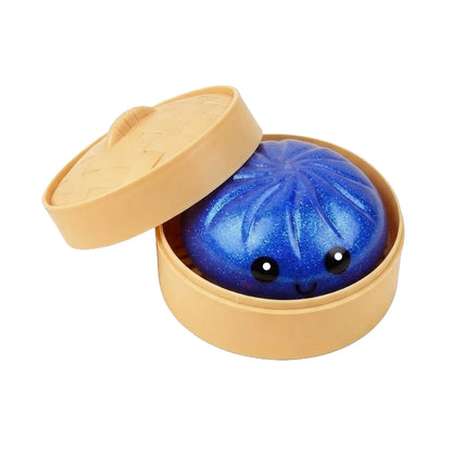 Glitter Bun Fidget Toy Kawaii Dumpling Squeeze Dough Ball Desk Toy Viral Fall 2026 Gift Stress Relief