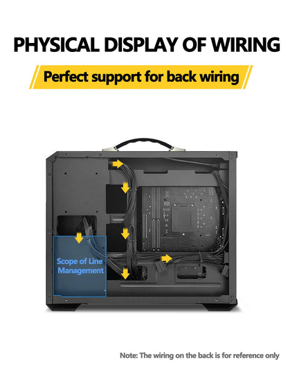 Boîtier Mini ITX Verre Latéral Refroidissement Liquide 240mm Portable