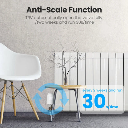 Smart Thermostat TRV Actuator ZigBee3.0 Radiator Valve Controller Voice Assistant Compatible Fall 2025 Gift