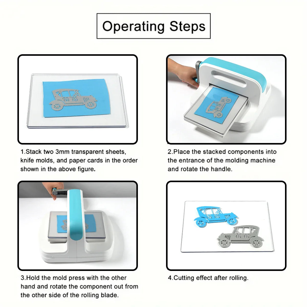 A5 Die Cutting Machine 6 Inch Opening Scrapbook Craft