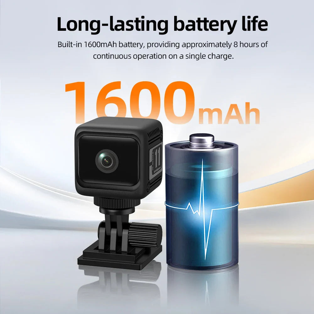 1080P Mini Camera WiFi Security Cam Night Vision Motion Detection Long Battery Life Fall 2025 Home Surveillance