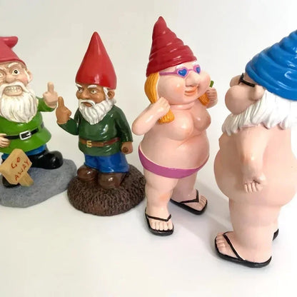 Ornamenti Natalizi Statue Nani da Giardino Gnomi Cartone Animato Set da 1 a 2 Pezzi Idea Regalo Decorazione Festiva 2026