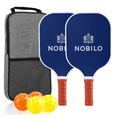 Variant image for USAPA Approved Pickleball Paddle Set of 2 with 4 Balls and Carrying Bag - Lightweight Fiberglass Rackets for Indoor and Outdoor Play-18