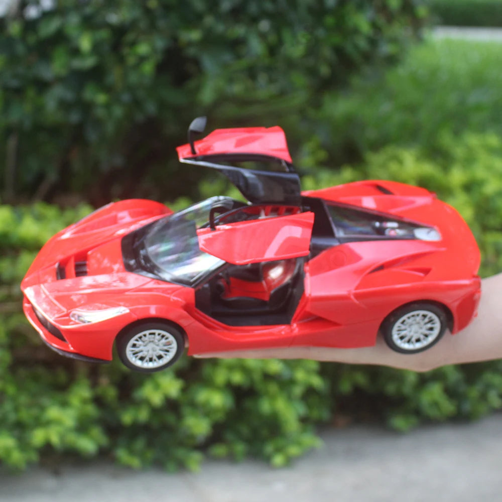 Remote Control Electric Car with Opening Doors - Fun Gift for Kids, Boys & Girls