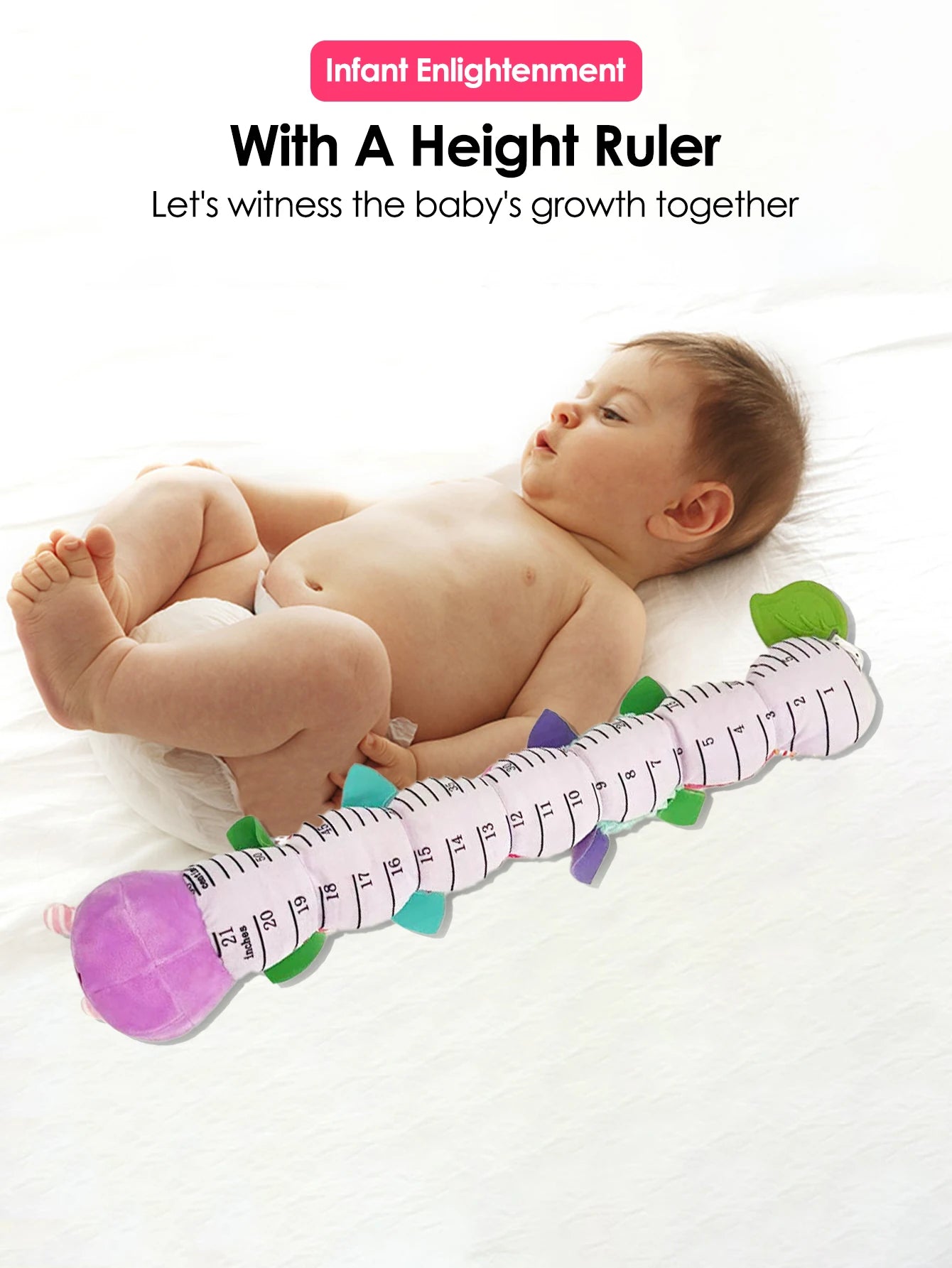 Soft Giraffe Baby Rattle Hanging Plush Newborn Sensory Toys