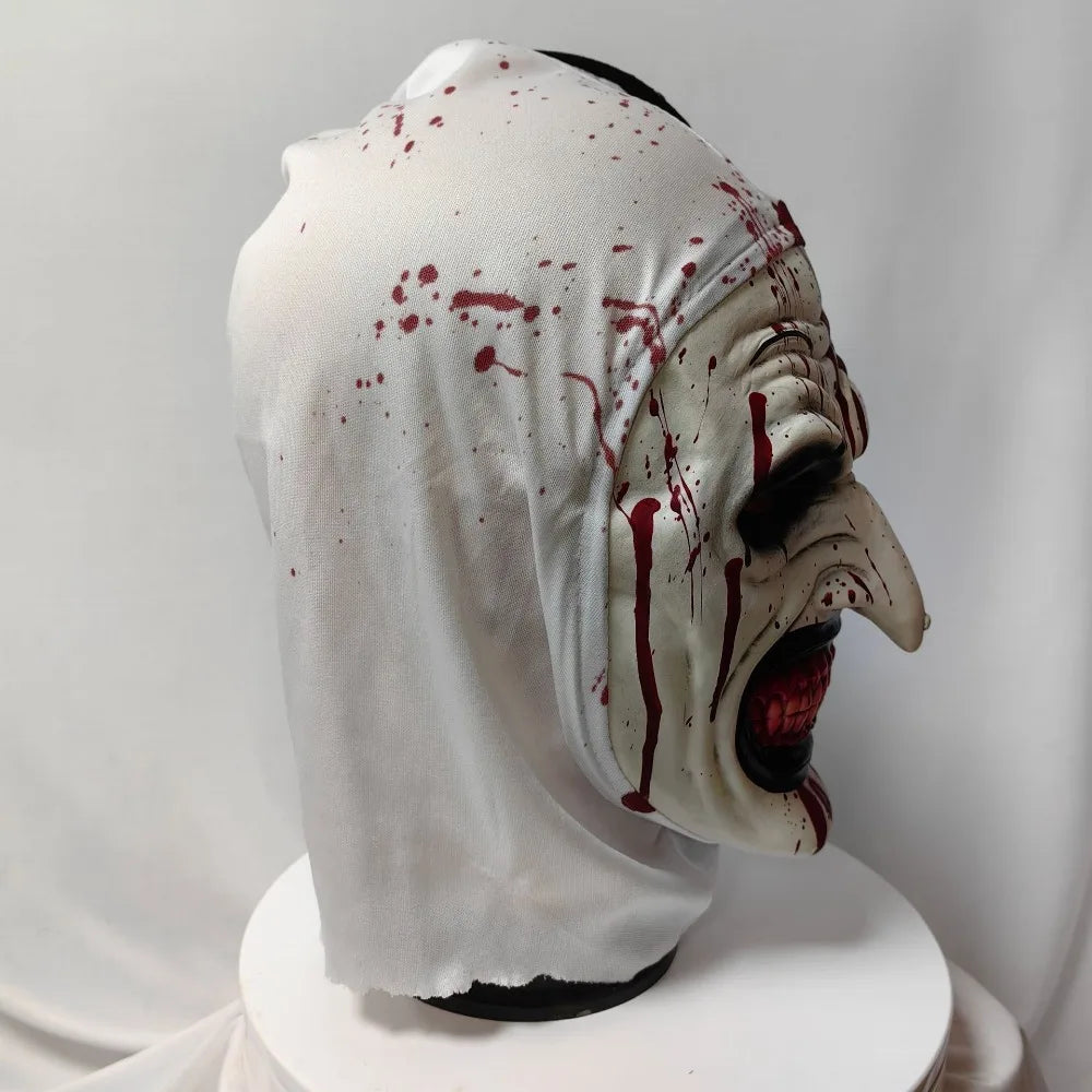 Scary Realistic Latex Horror Full-Face Cosplay Mask Unisex Halloween Party Prop 2026
