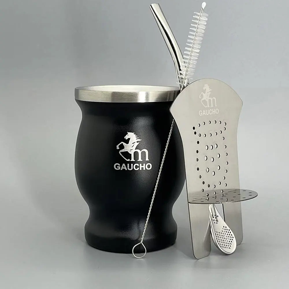 Yerba Mate Bombilla Set Stainless Steel Mate Kit Easy Clean