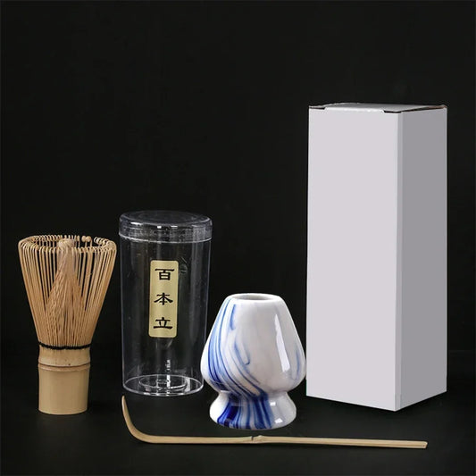 Matcha Bambus Tee Set 3-teilig Japanische Teewerkzeuge Umweltfreundlich