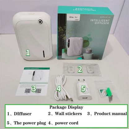 Aroma Diffuser Bluetooth App Control Wall Mount Scent Machine 200m3 Coverage Halloween 2025 Quiet Home Fragrance