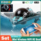 WiFi Mini RC Speedboat with Underwater Camera - Real-Time Transmission, 15m Range, Perfect for Kids' Christmas Gifts