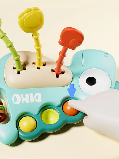 Montessori Dinosaur Pull Toy Newborn Sensory Toys Teether