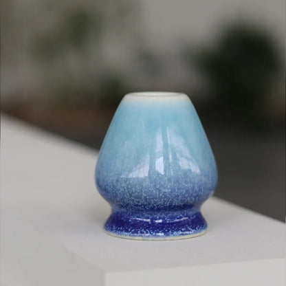 Keramisk Matcha Tesett med Bambusvisp Gaveeske Sett