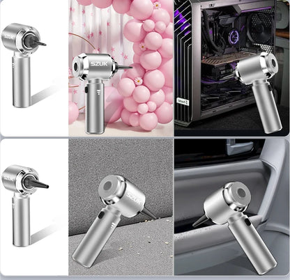 Aspiradora de coche inalámbrica mini de mano fuerte 6000mAh