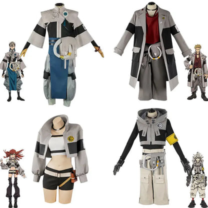 GACHIAKUTA Anime Ludo Enjin Zanka Riyo Four-Character Full Cosplay Suit Set with Wigs Halloween 2026