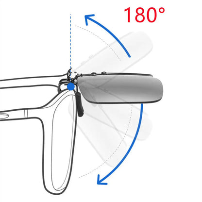 Clip-On Zonnebril Gepolariseerd UV400 Nachtzicht Rijden Bril Vierkante Clip-Ons Anti-Glare Vintage Stijl 2026