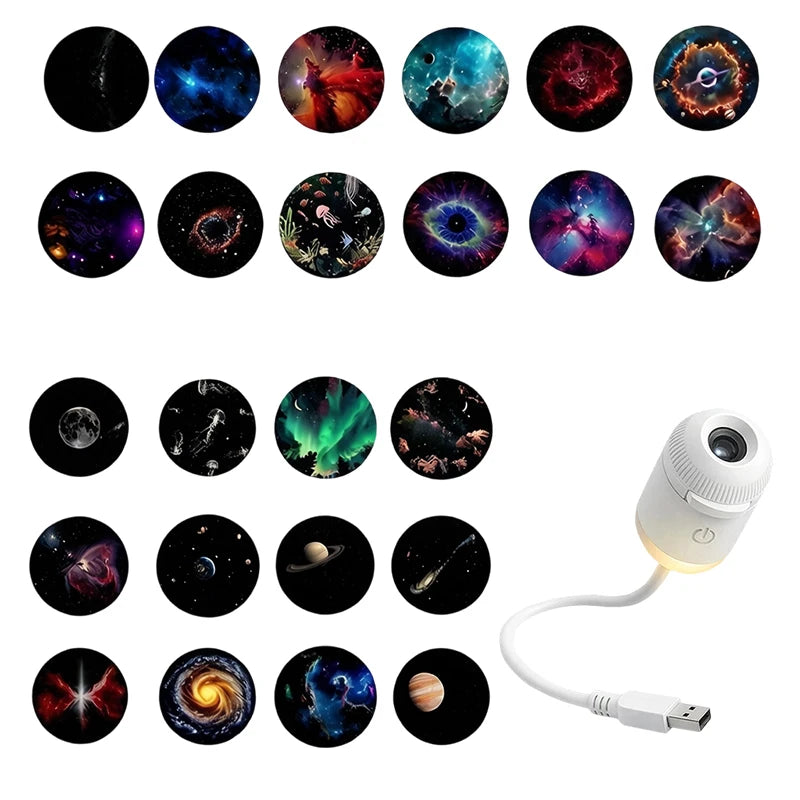 Galaxy Star Projector Night Light 2-in-1 Mood Lamp With Adjustable Brightness Viral Fall 2026 Gift