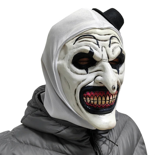 Klovnemaske Terrifier Latex Cosplay Halloween 2025 One Size