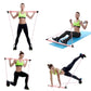 Portable Fitness Equipment Yoga Pilates Bar Stick with Resistance Bands for Home Workouts