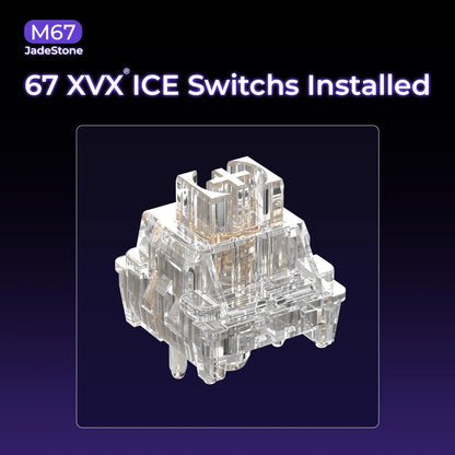 Mechanisch Toetsenbord M67 67 Toetsen Pakking Hot Swappable RGB