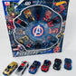 Marvel Avengers Die-Cast Car Set - Iron Man, Spider-Man, Captain America Collectible Toys for Kids